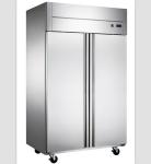 1000L Stainless Steel Commercial Kitchen Refrigerator With 4 Folding Doors