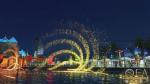 Large water dancing speakers for changeable digital swing water fountain