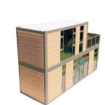 40ft Movable Prefabricated Flat Pack Prefab Houses For Hotel By REACHTOP Modular