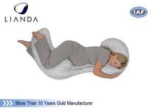 Quality Extra Soft Plush Fabric Maternity Pregnancy Pillow Baby Nursing 100% Cotton Long Neck wholesale