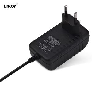 Quality Eu 12V 1A Wall LED Power Adapter AC DC 5525 Male Line for Home Appliance wholesale