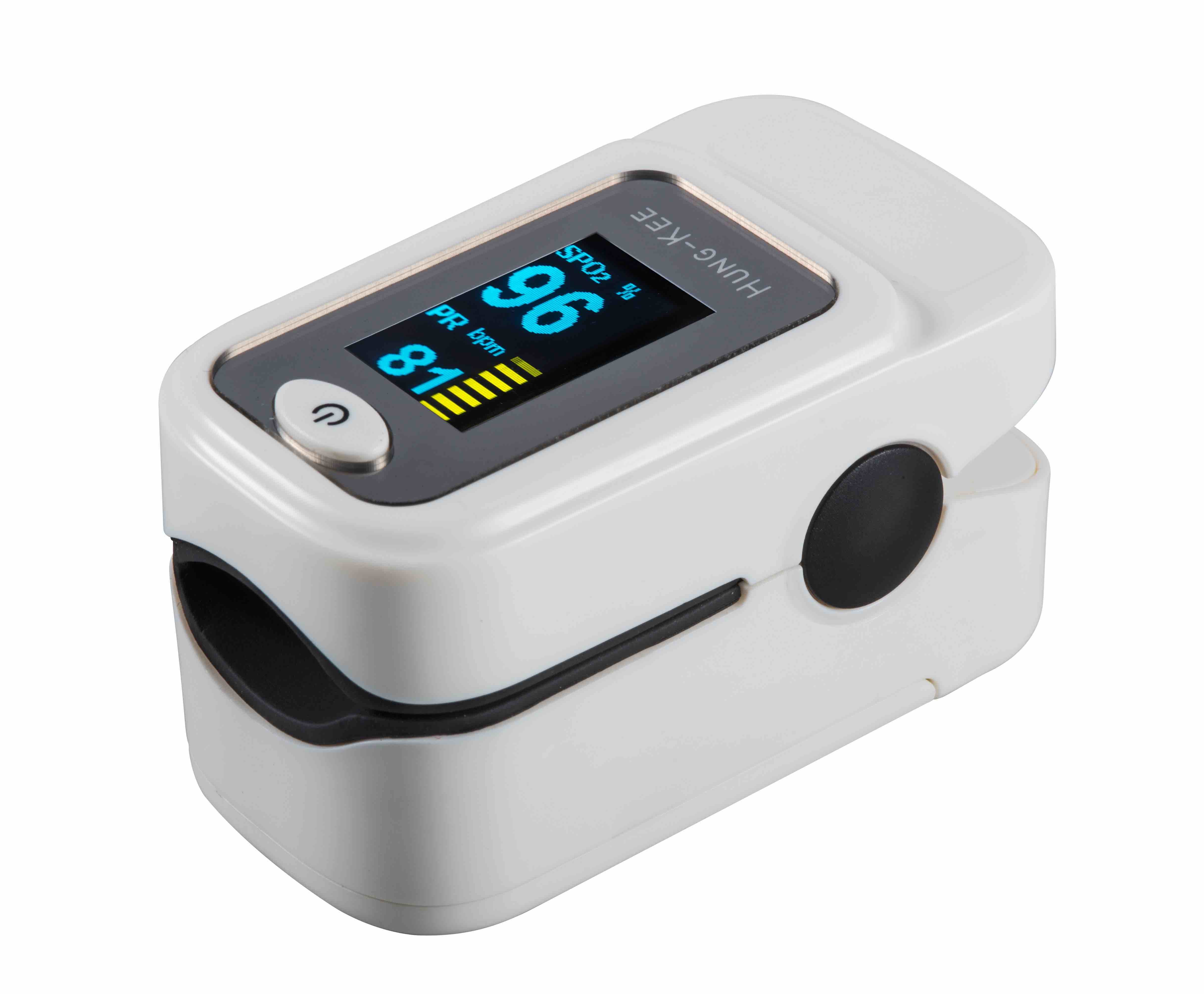 SPO2 Monitoring OLED Fingertip Pulse Oximeter With Colorful Display, blood oxygen monitor