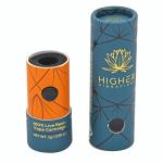 Custom Vape Cartridge Cardboard Tube Packaging With Child Lock