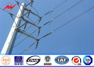 Quality 10M galvanized steel Electrical Power Pole for transmission 69KV line wholesale