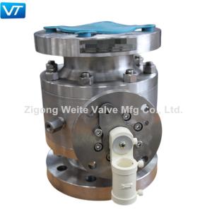 Quality API 607 Lever Operated Ball Valve Anti Static Flange End Ball Valve CF3 wholesale