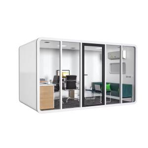 Quality Galvanized Steel Frame Modern Container Cabin With Metal Carved Panel wholesale