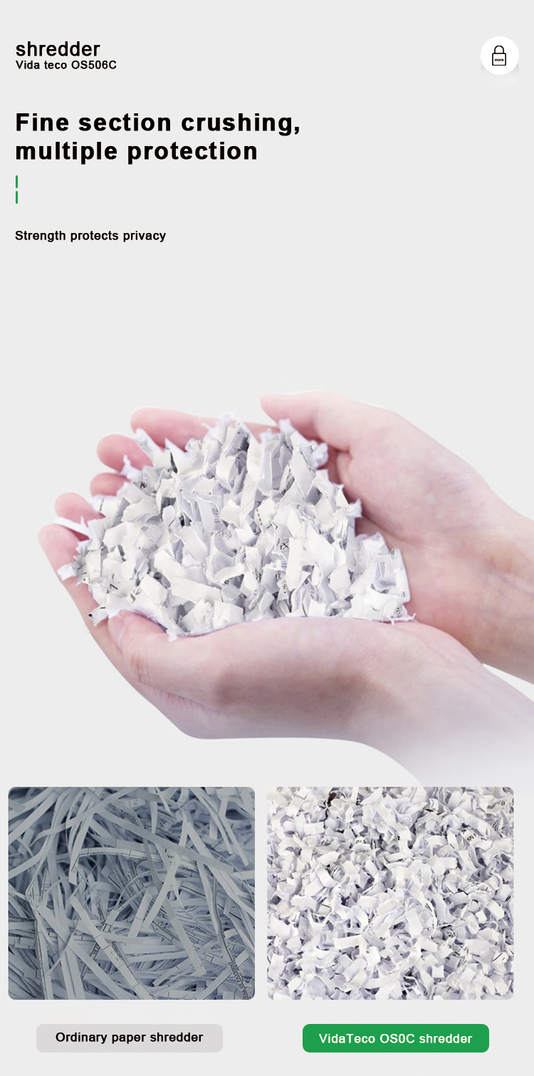 Electricity Powered 5 Sheets Cross Cut Entry Level Shredder for and Durable Shredding
