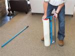 Damp Proof 70mic 500ft Clear Carpet Protector Film Pet Friendly Area Damage Free