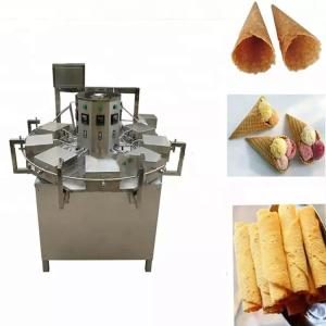 Quality Snack Food Factory Rolled Sugar Cone Baking Machine wholesale