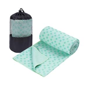 Quality Lightweight Microfiber Anti Slip Yoga Towel 250 - 360gsm wholesale