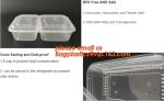 Fast food container disposable take away plastic lunch box,Avocado Onion Tomato