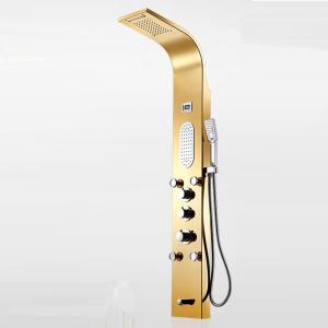 Quality Hot Sale Stainless Steel Thermostatic Bathroom electronic shower panel wholesale
