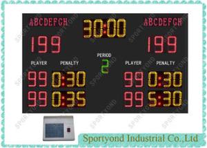 Quality Wireless Handball Scoreboard High Brigtness AC 100V - 240V 50Hz / 60Hz wholesale