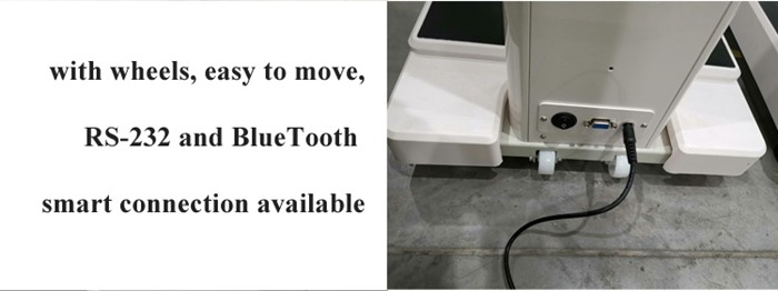 Electrical Bluetooth Ultrasonic Height And Weight Machine With LED Display