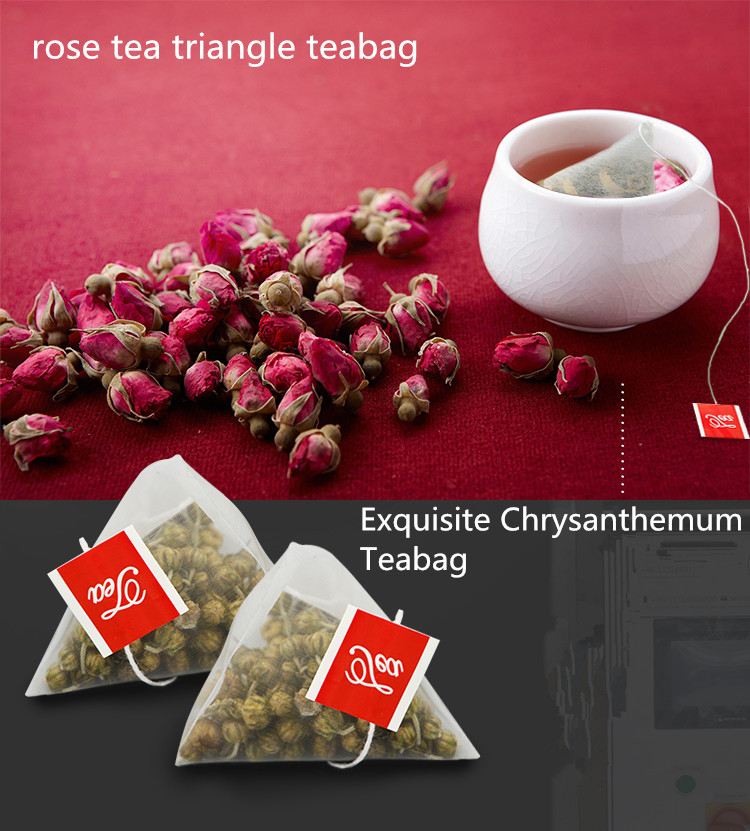 Herbaceous Teabag Packaging Machine Nylon Triangle Tea Bag Sealing Machine