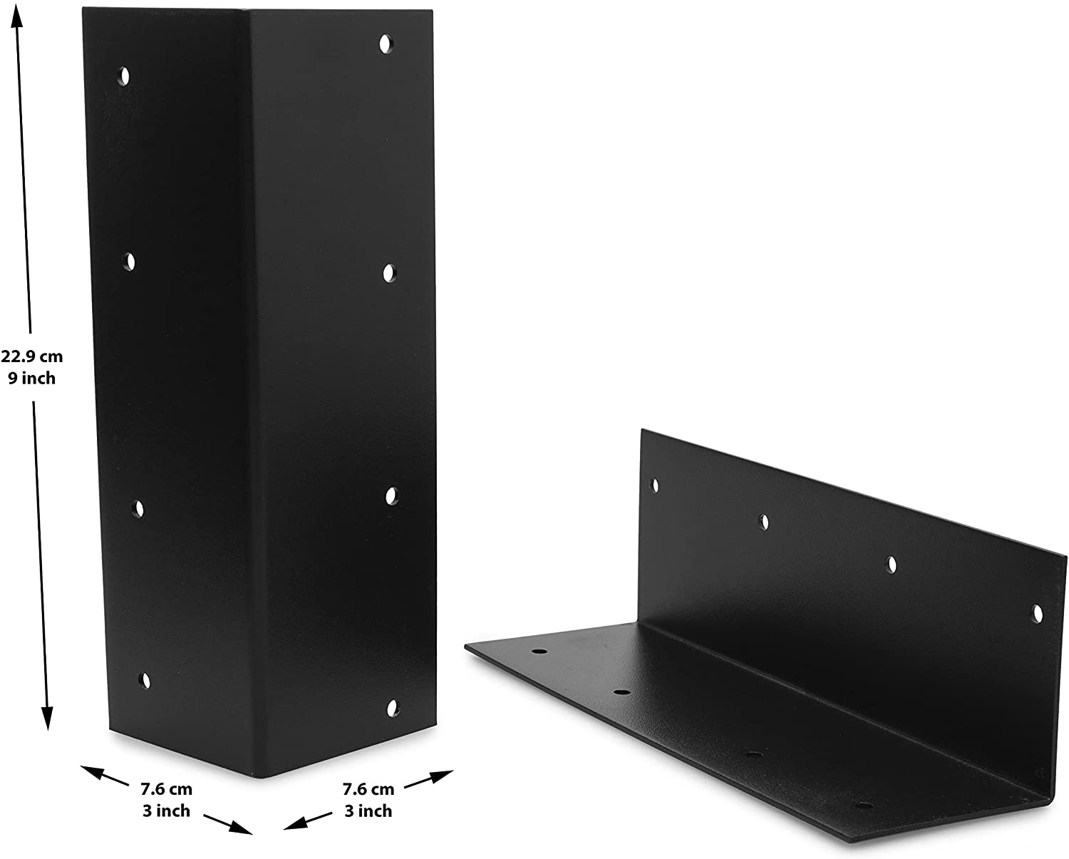 Reinforcing Garden Bed Corner Bracket with L Shape Carbon Steel Bar Hardware Included