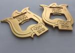 2.0MM Gold Color 2 In 1 Medal Bottle Opener Olympic Sport Plating