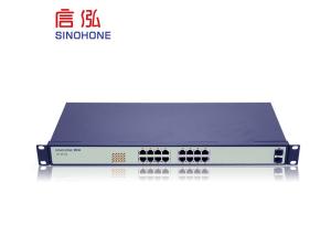 Quality Industrial Unmanaged Fiber Switch , 16 Port Ethernet Switch 12 ～ 48 V DC wholesale