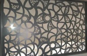 Quality Room Divider Laser Cut Metal Panels Powder Coating wholesale