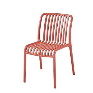 Quality Outside Wrought Iron Dining Chairs Red Stackable Plastic Dining Chairs wholesale