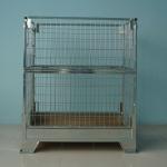 Heavy Duty Wire Storage Cage To Store Or Delivery Silver White Color