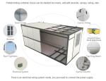 Color Steel Sheet Prefabricated Luxury Modern Ready Made Modular Office
