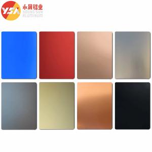 Quality 5052 Anodized Aluminum Sheet 2mm 3mm 4mm Black Blue Red Rose Gold Plate wholesale