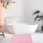 100% Polyester Bathtub Soft Shaggy Bath Rug Mat Water Absorbent
