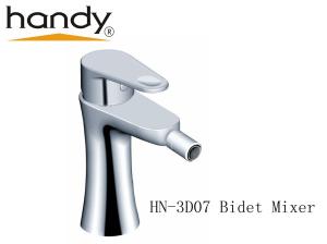 Quality Single hole Brass Bathroom Sink Faucets Deck Mounted Bidet Mixer wholesale