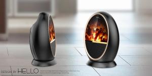 Quality Black Small Indoor Electric Fireplace TNP-2008I-G3 With Led Energy Saving Technology wholesale