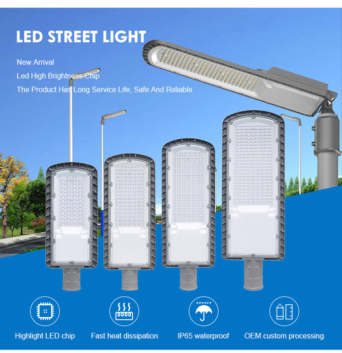Die-Casting Aluminum High Brightness Led Street Light Ip66 Waterproof for road
