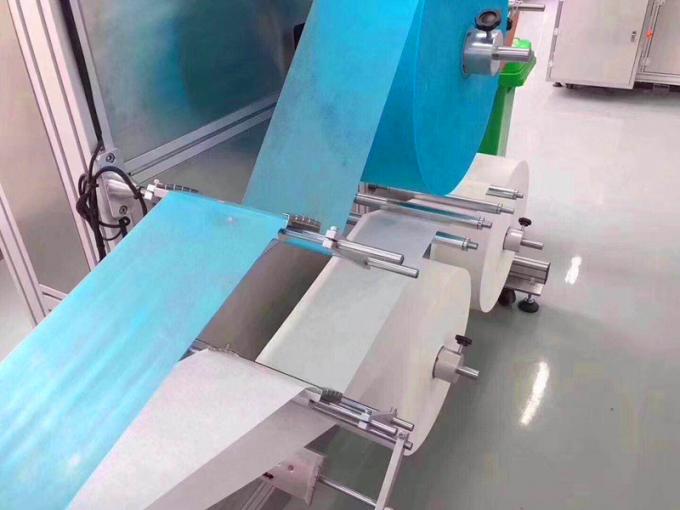 Two Ear Band Medeical Disposable Face Mask Machine 220V / 50Hz 12 Months Warranty