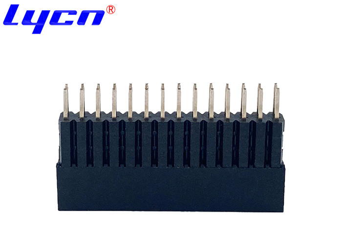 2.0mm Dual Row H=6.35 180°DIP ADD Housing Three Layer Insulator Current Rating 2.0 A
