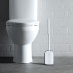 Toilet Bowl Brush and Holder Durable and Flexible Bristles Wall Mounted Toilet