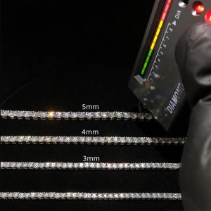 Quality Fine Jewelry Moissanite Tennis Chain S925 Silver Diamond Vvs Bracelet Hip Hop wholesale