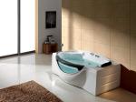 3C White Acrylic Whirlpool Bathtub M1810 Pure Sanitary Grade 1800×1000×680mm
