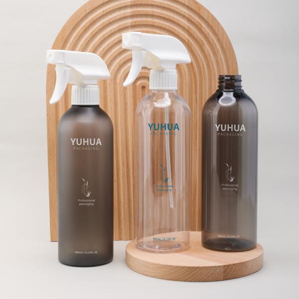 Grey bottle spray bottle 480ml disinfectant fluid packaging 480ml plastic