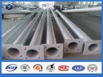 ISO 9001 Standard IP 65 Lighting Fixture Galvanized Street Lighting Steel Pole