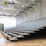 Fire Resistant Fixed Stadium Bleacher Telescopic Seating