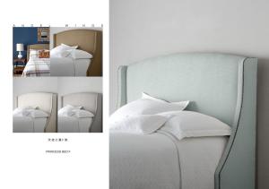 Quality modern fabric prince king bed furniture wholesale