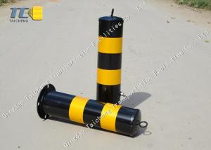 Quality Surface Mounted Removable Bollards Reflective Flexible 114mm Diameter wholesale