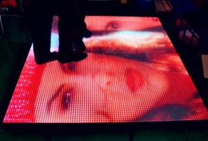 Quality 110V-240V Dance Floor LED Screen 1 Year Warranty And 100000 Hours Life Span wholesale