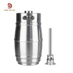 LFGB Portable Double Wall Refillable 5 Liter Mini Keg