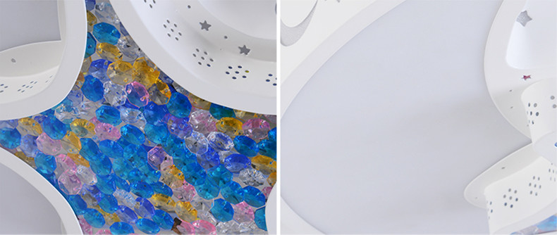 Led Chandelier For Kids Baby Boy Room Lighting Eye Protection moon ceiling light（WH-MA-177)