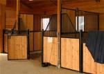 Customized Temporary Bamboo Board Indoor Safety Steel Horse Stalls Horse Stables