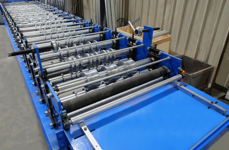Precision Machining Roof Panel Roll Forming Machine Ibr Making Machine PLC Control