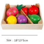 Montessori Kitchen Pretend Toy For Children Cutting Fruit Vegeta