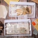 Pouches PVC Waterproof Envelopes Clear Zipper Bags Folder Storage Pouch Document