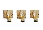 Plastic Injection Molding Coffin Accessories , Gold - Plating Funeral Accessorie