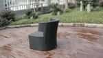 All Weather UV Proof Outdoor Rattan Sofa For Cafe / Beach / Park